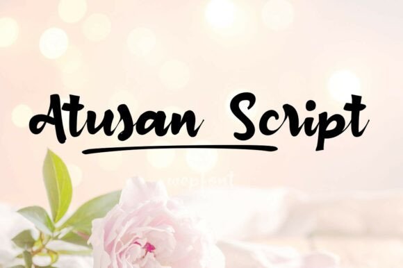 Atusan Script: A Font That Brings Warmth to Your Brand
