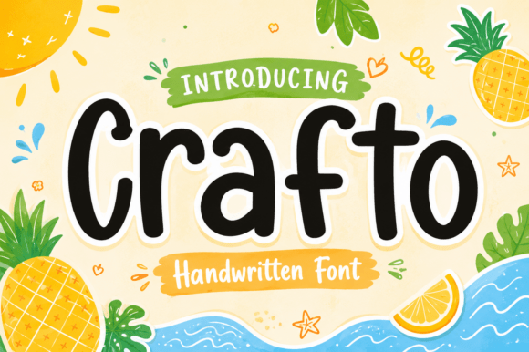 Boost Your Brand with Crafto: The Handwritten Font That Works for You