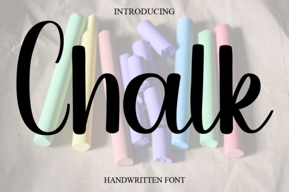 Chalk: A Sweet Script Font for Warm Branding