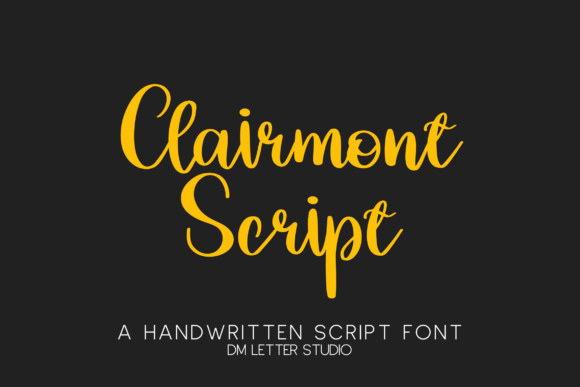 Clairmont Script: A Font That Breathes Life Into Your Creations