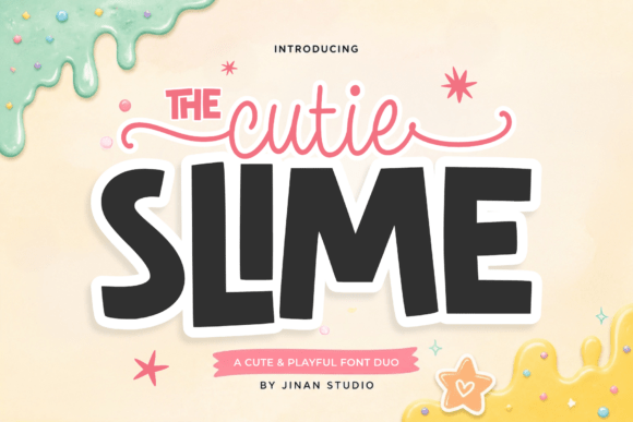 Cutie Slime Duo: A Font for Digital Creativity