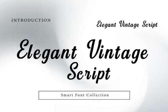 Elegant Vintage Script for Timeless Editorial Design