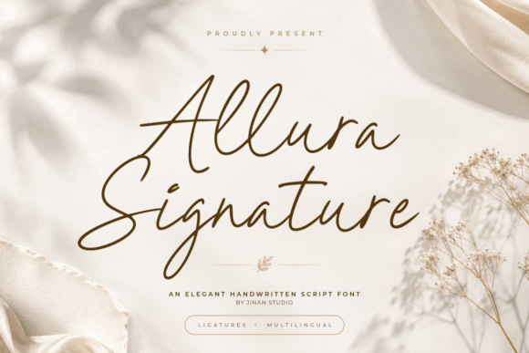 Font That Elevates Your Brand: Allura Signature