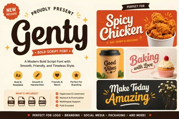 Genty: A Font That Elevates Your Brand