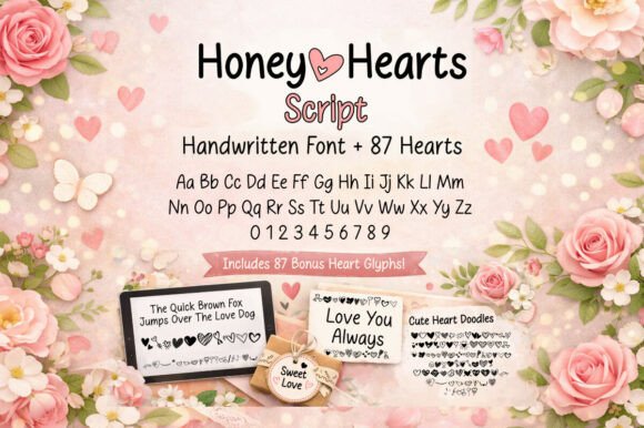 Honey Hearts Script: A Sweet Addition to Your Design Toolkit