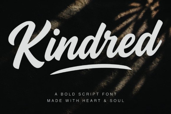 Kindred: A Script Font for Editorial Elegance
