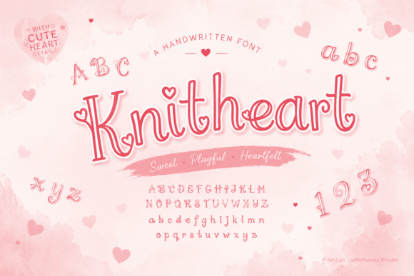 Knitheart: A Script Font That Breathes Life Into Digital Branding