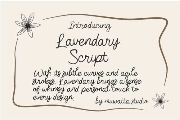 Lavendary Ground Script: A Font for Whimsy and Branding