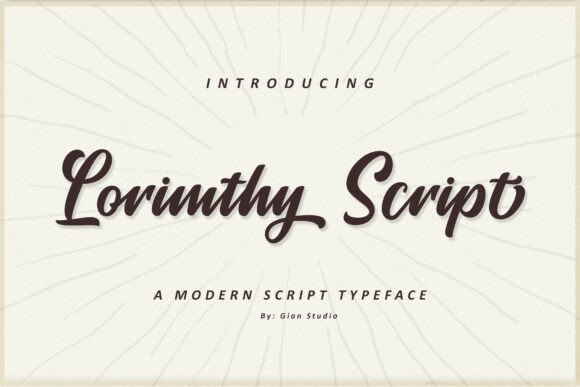 Lorimthy Script: A Font That Elevates Branding