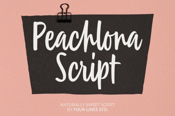 Peachlona Script: A Versatile Font for Campaign Creativity