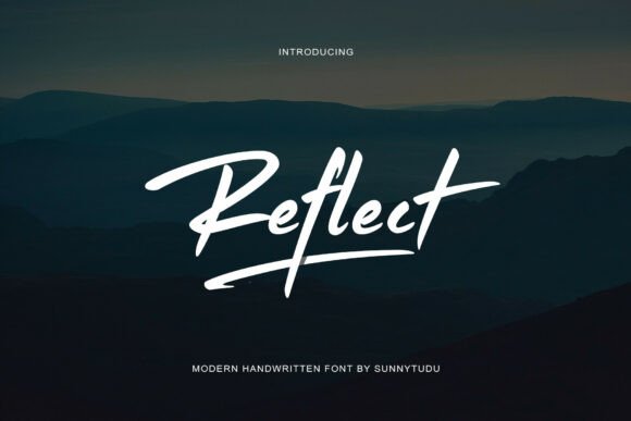 Reflect Handwritten Font: A Modern Script for Branding Projects