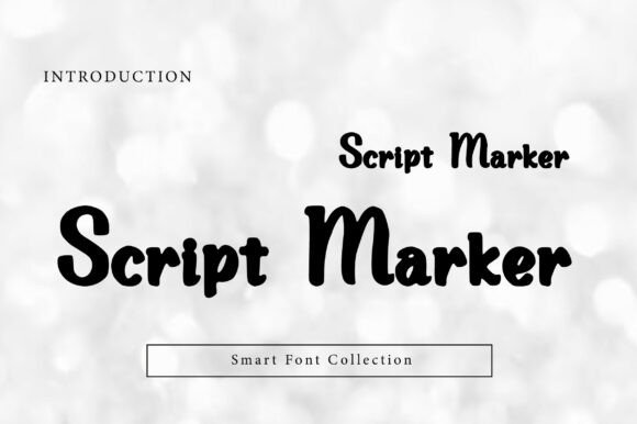Script Marker: A Versatile Script Font for Branding and Design
