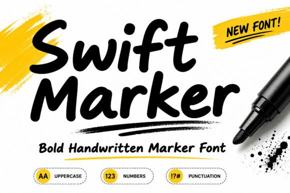 Swift Marker – The Bold Font That Elevates Your Brand