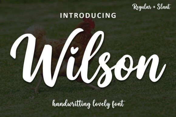 Wilson: A Handwritten Font That Breathes Life Into Digital Design